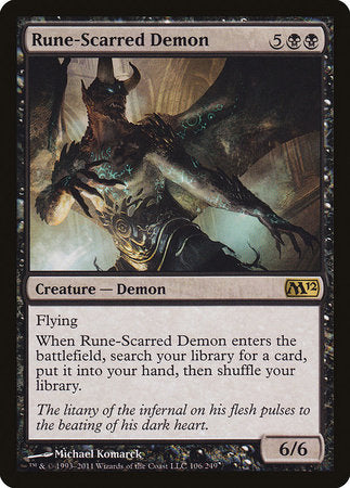 Rune-Scarred Demon [Magic 2012] | Lots Moore NSW