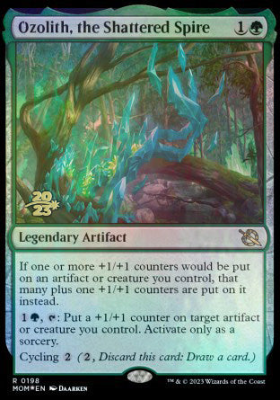 Ozolith, the Shattered Spire [March of the Machine Prerelease Promos] | Lots Moore NSW