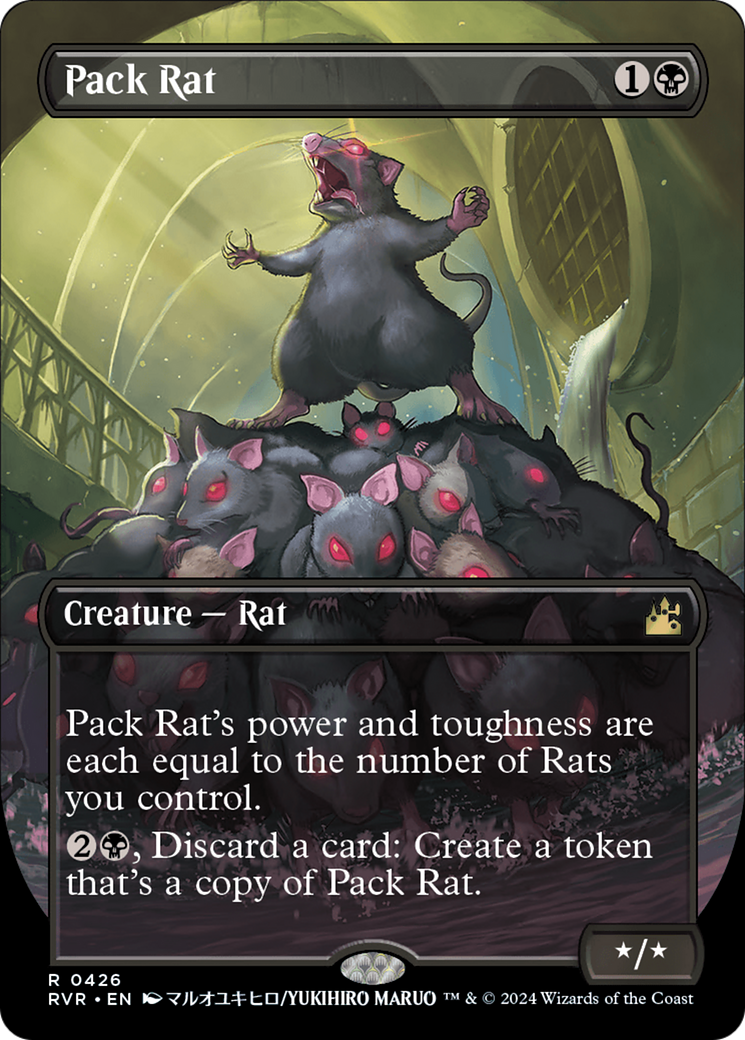 Pack Rat (Anime Borderless) [Ravnica Remastered] | Lots Moore NSW