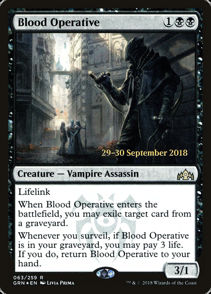 Blood Operative  [Guilds of Ravnica Prerelease Promos] | Lots Moore NSW