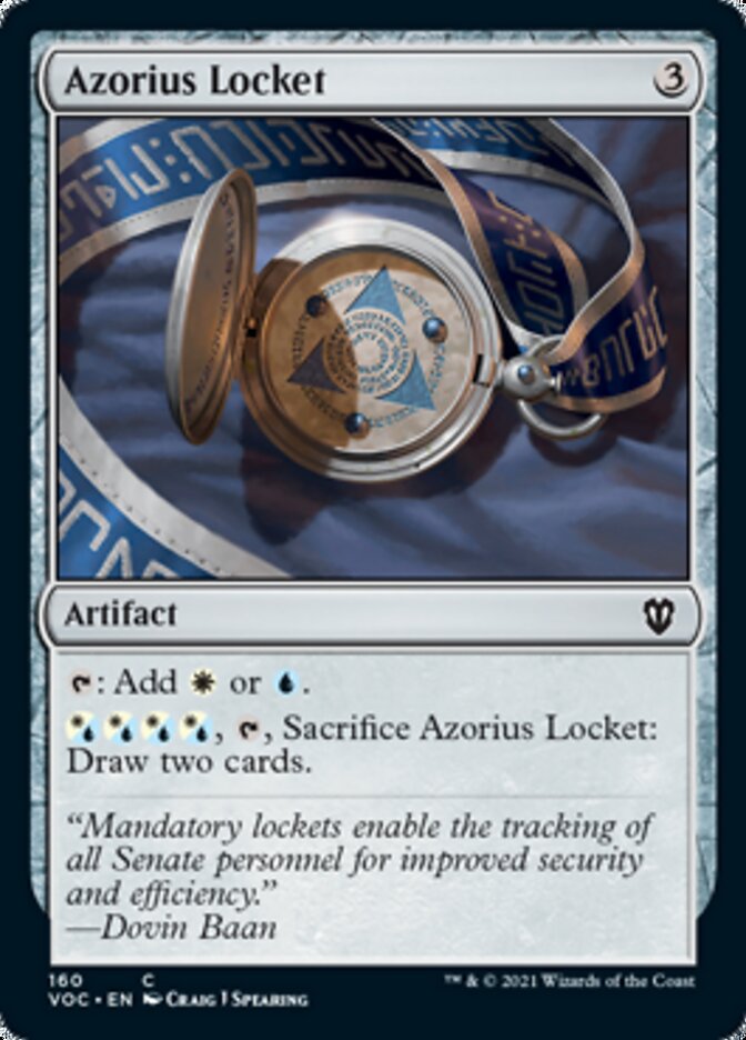 Azorius Locket [Innistrad: Crimson Vow Commander] | Lots Moore NSW