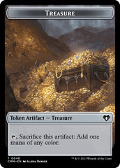 Treasure // Construct (0042) Double-Sided Token [Commander Masters Tokens] | Lots Moore NSW