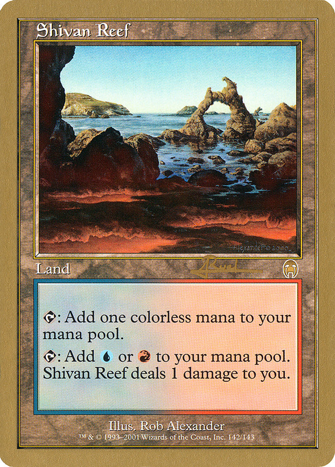 Shivan Reef (Antoine Ruel) [World Championship Decks 2001] | Lots Moore NSW