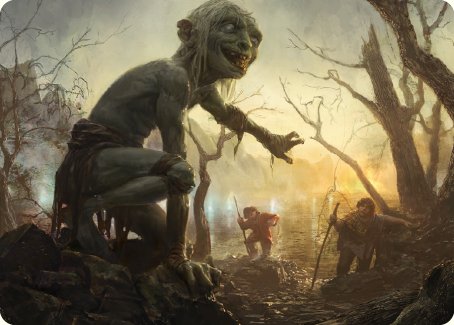 Smeagol, Helpful Guide Art Card [The Lord of the Rings: Tales of Middle-earth Art Series] | Lots Moore NSW