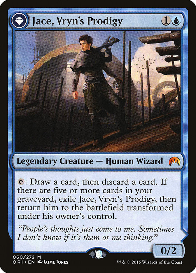 Jace, Vryn's Prodigy // Jace, Telepath Unbound [Magic Origins] | Lots Moore NSW