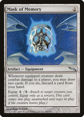 Mask of Memory [Mirrodin] | Lots Moore NSW