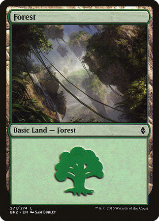 Forest (271) [Battle for Zendikar] | Lots Moore NSW