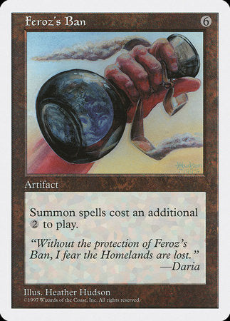 Feroz's Ban [Fifth Edition] | Lots Moore NSW