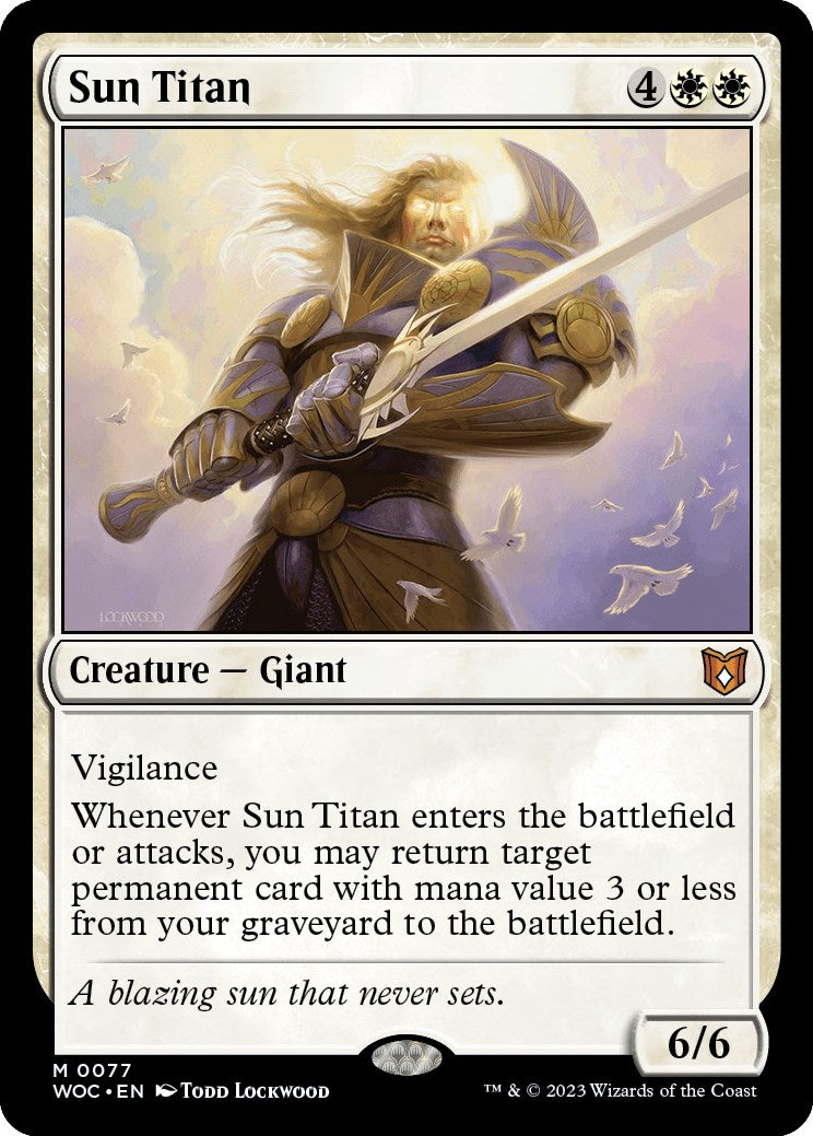 Sun Titan [Wilds of Eldraine Commander] | Lots Moore NSW