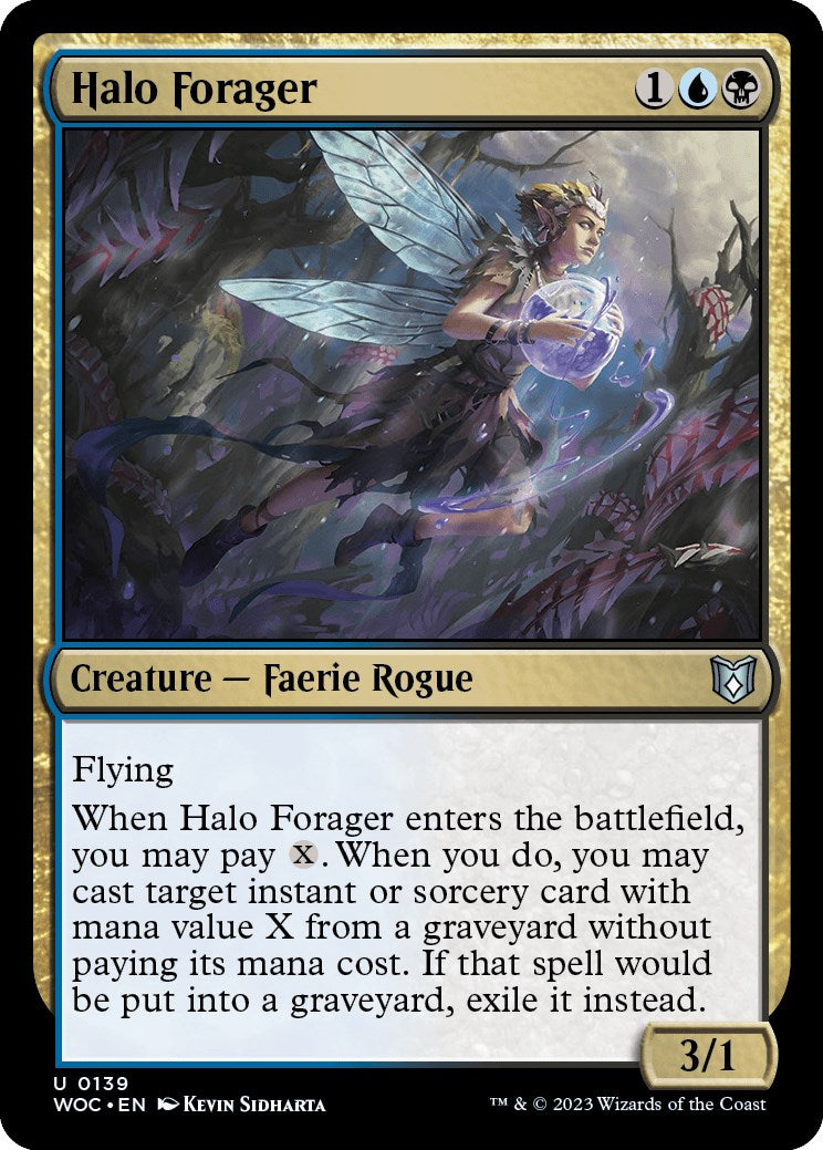 Halo Forager [Wilds of Eldraine Commander] | Lots Moore NSW