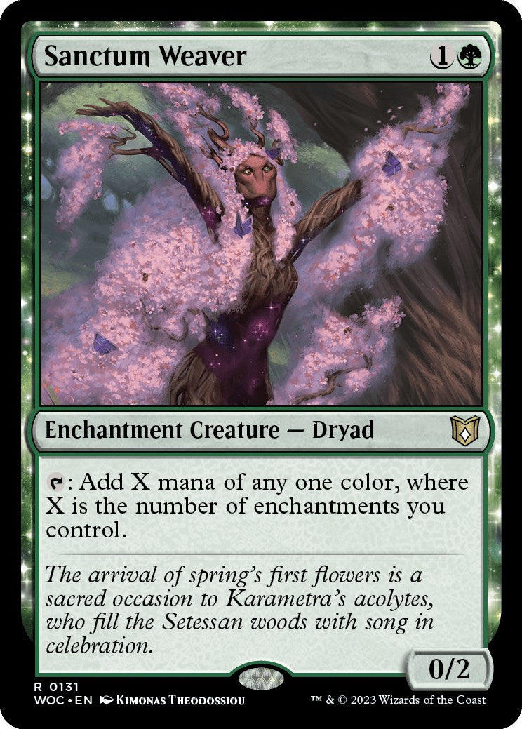 Sanctum Weaver [Wilds of Eldraine Commander] | Lots Moore NSW