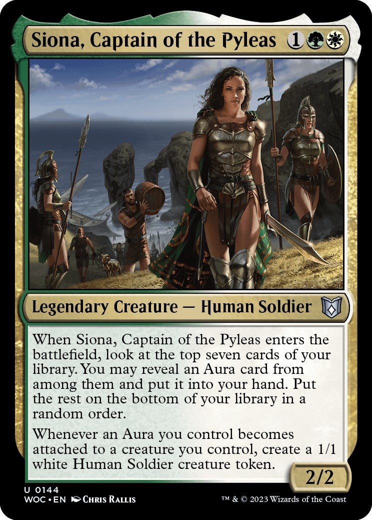 Siona, Captain of the Pyleas [Wilds of Eldraine Commander] | Lots Moore NSW