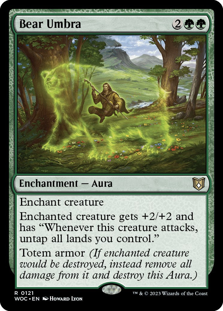 Bear Umbra [Wilds of Eldraine Commander] | Lots Moore NSW