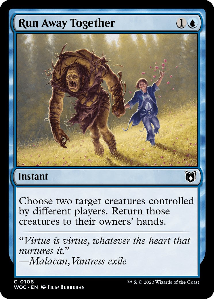 Run Away Together [Wilds of Eldraine Commander] | Lots Moore NSW