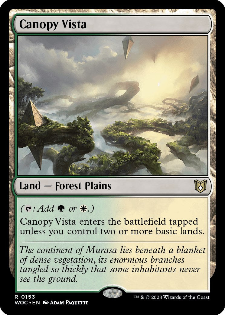 Canopy Vista [Wilds of Eldraine Commander] | Lots Moore NSW