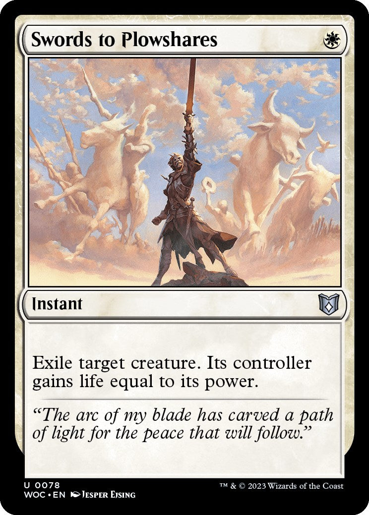 Swords to Plowshares [Wilds of Eldraine Commander] | Lots Moore NSW