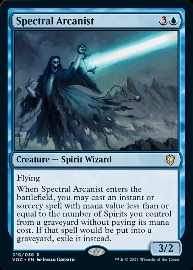 Spectral Arcanist [Innistrad: Crimson Vow Commander] | Lots Moore NSW