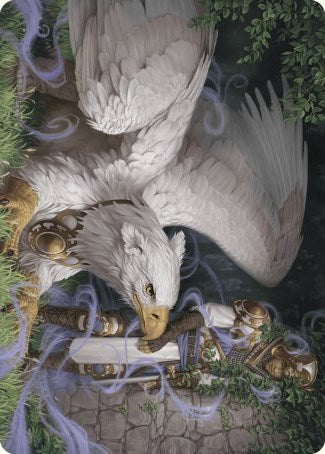 Dutiful Griffin Art Card [Wilds of Eldraine Art Series] | Lots Moore NSW