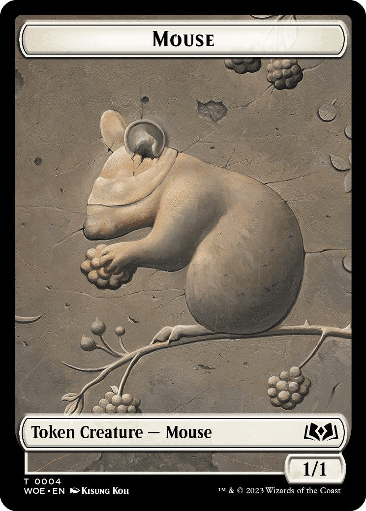 Mouse Token [Wilds of Eldraine Tokens] | Lots Moore NSW