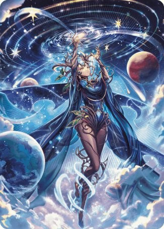 Omniscience Anime Art Card [Wilds of Eldraine Art Series] | Lots Moore NSW