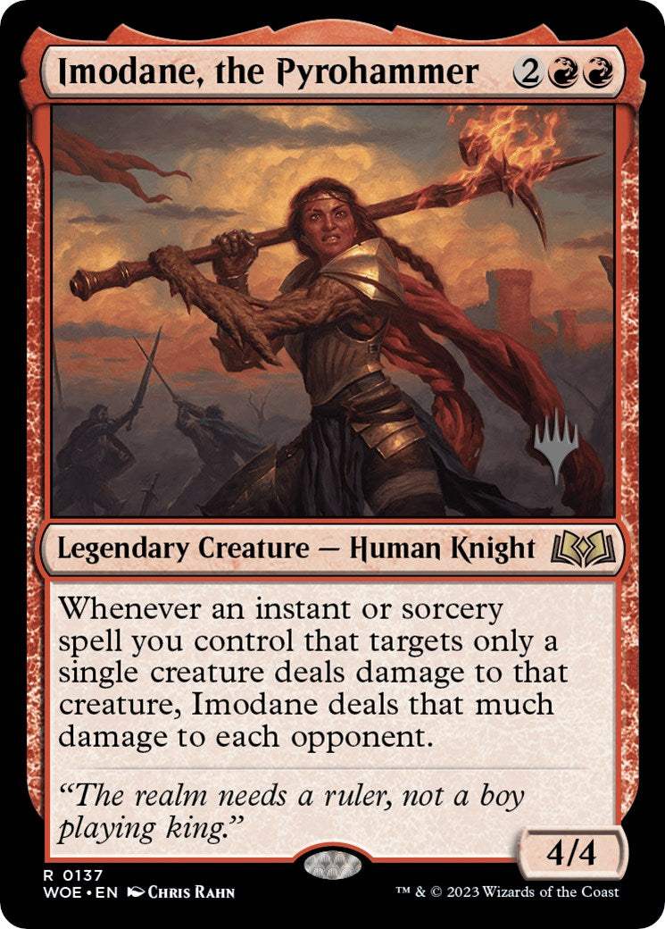 Imodane, the Pyrohammer (Promo Pack) [Wilds of Eldraine Promos] | Lots Moore NSW