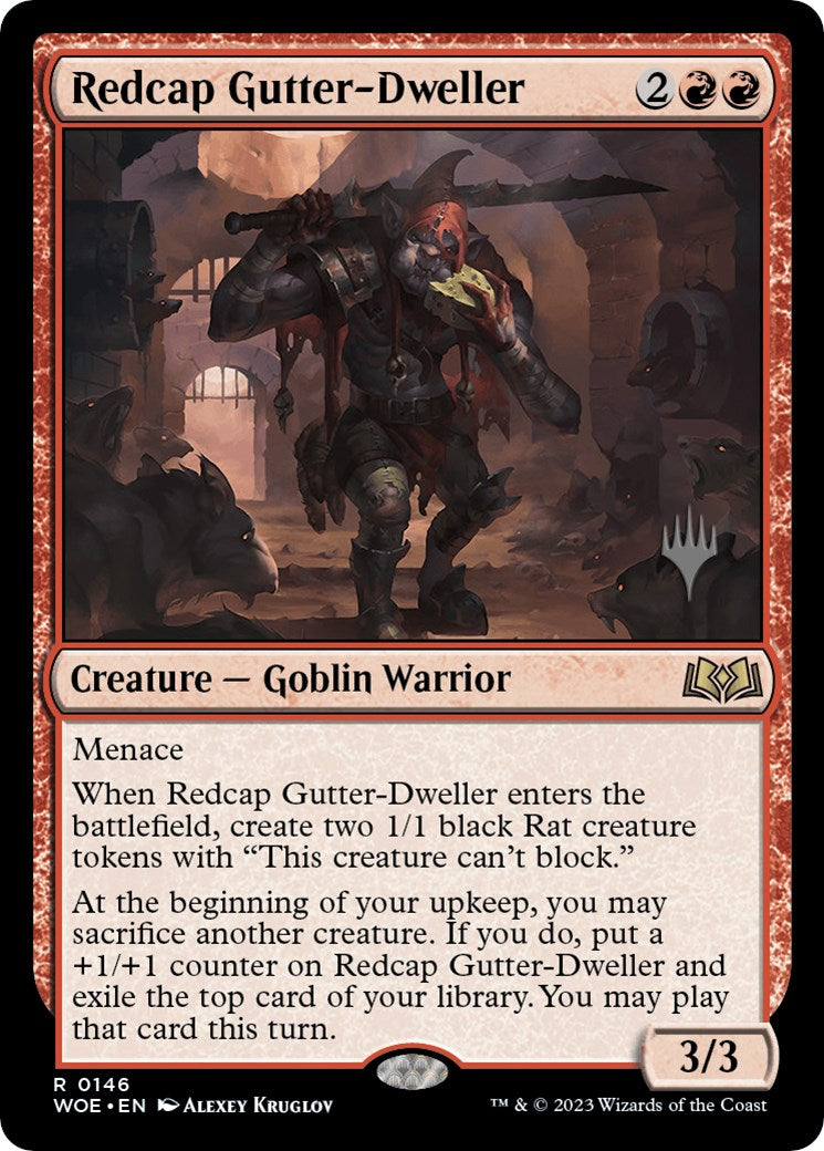 Redcap Gutter-Dweller (Promo Pack) [Wilds of Eldraine Promos] | Lots Moore NSW