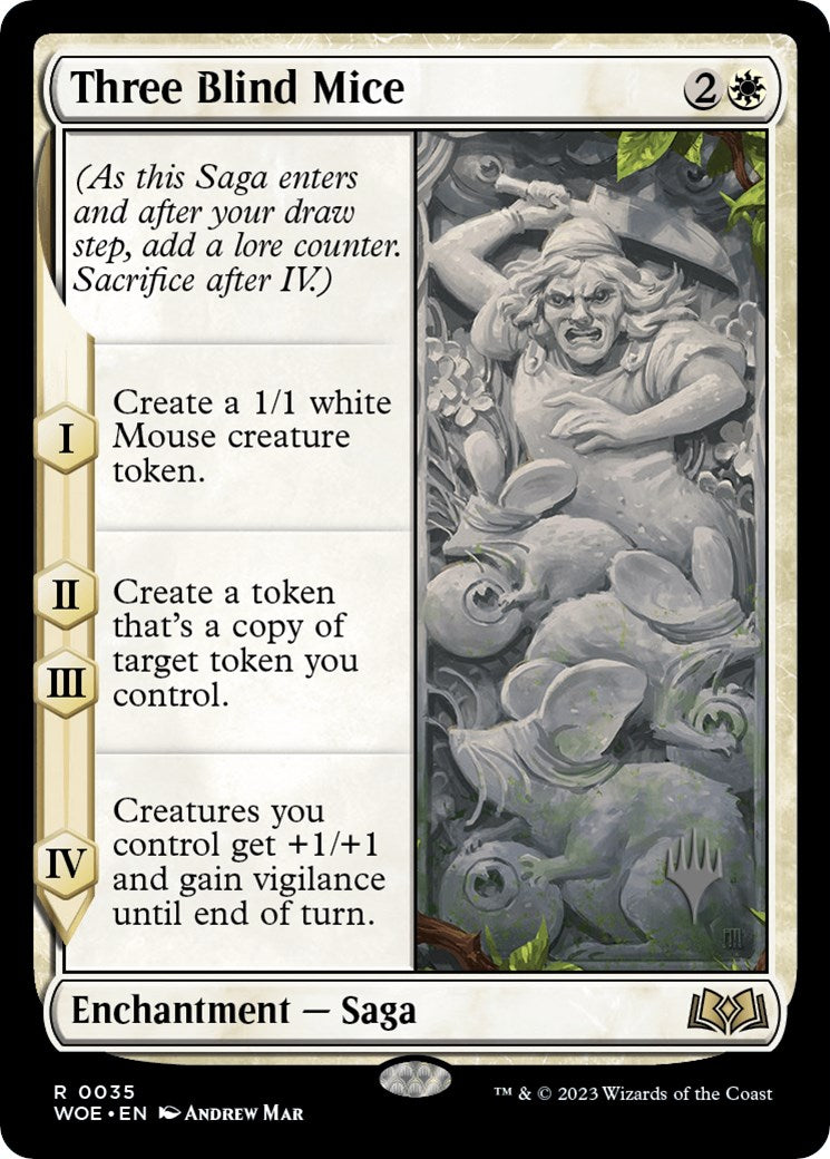 Three Blind Mice (Promo Pack) [Wilds of Eldraine Promos] | Lots Moore NSW