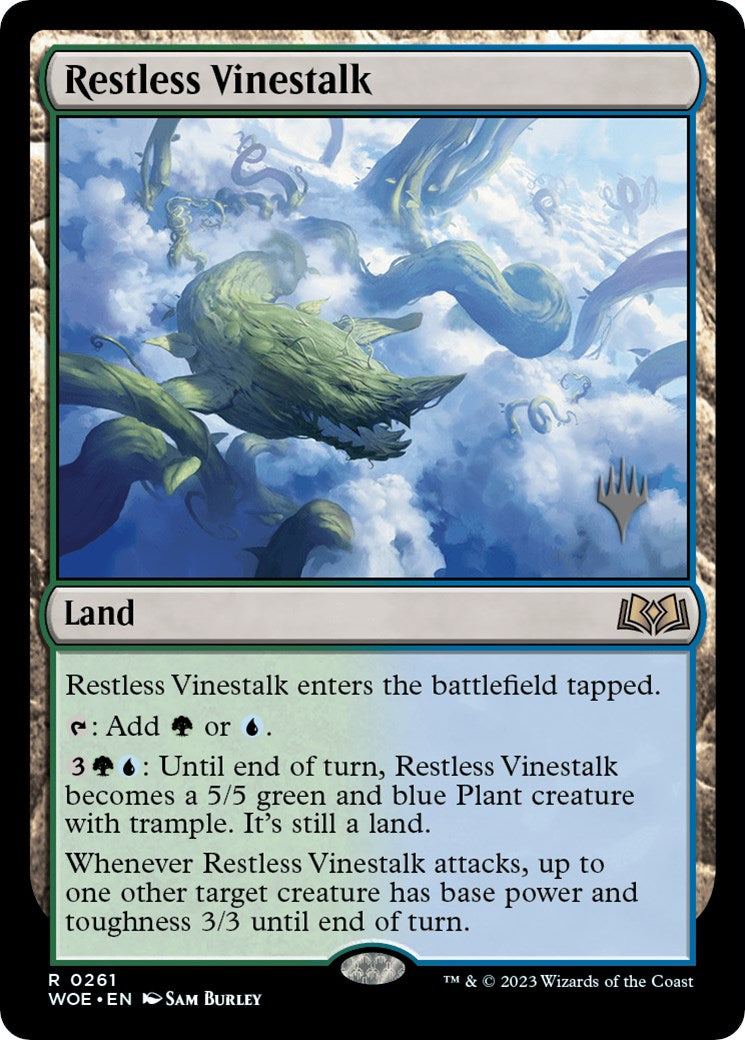 Restless Vinestalk (Promo Pack) [Wilds of Eldraine Promos] | Lots Moore NSW