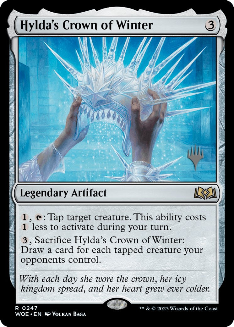 Hylda's Crown of Winter (Promo Pack) [Wilds of Eldraine Promos] | Lots Moore NSW