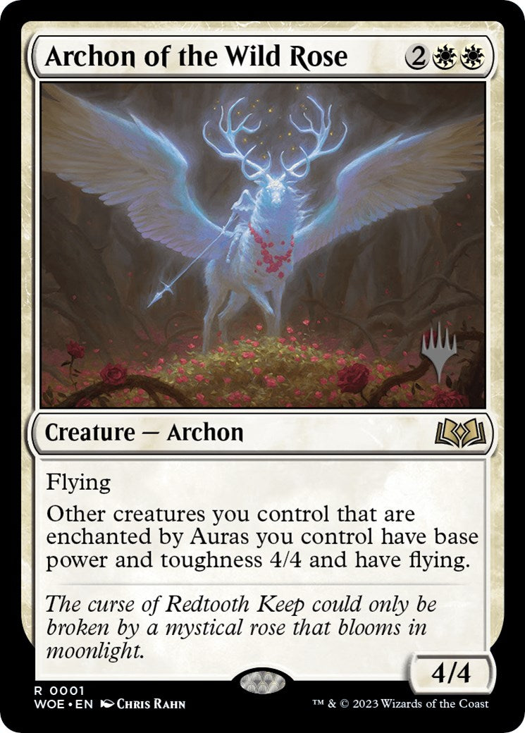 Archon of the Wild Rose (Promo Pack) [Wilds of Eldraine Promos] | Lots Moore NSW