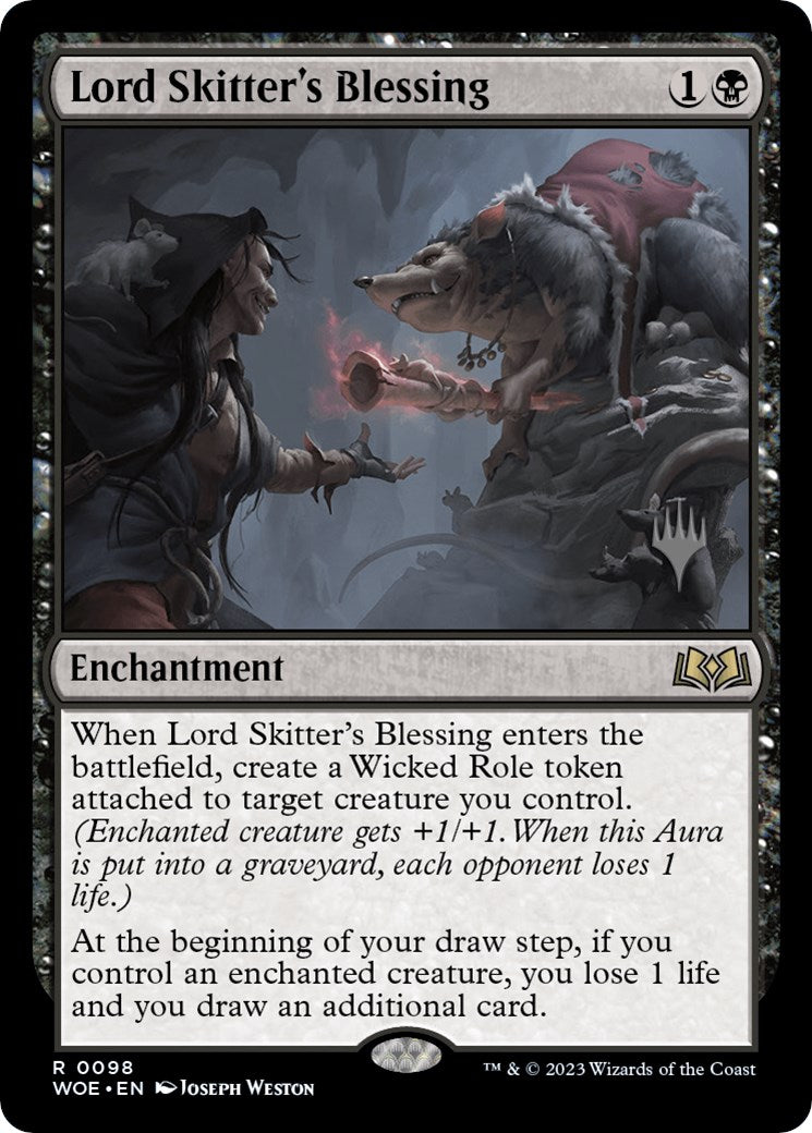 Lord Skitter's Blessing (Promo Pack) [Wilds of Eldraine Promos] | Lots Moore NSW