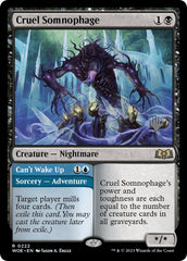 Cruel Somnophage // Can't Wake Up (Promo Pack) [Wilds of Eldraine Promos] | Lots Moore NSW