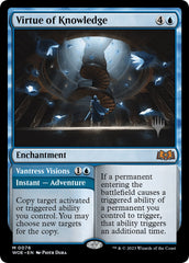 Virtue of Knowledge // Vantress Visions (Promo Pack) [Wilds of Eldraine Promos] | Lots Moore NSW