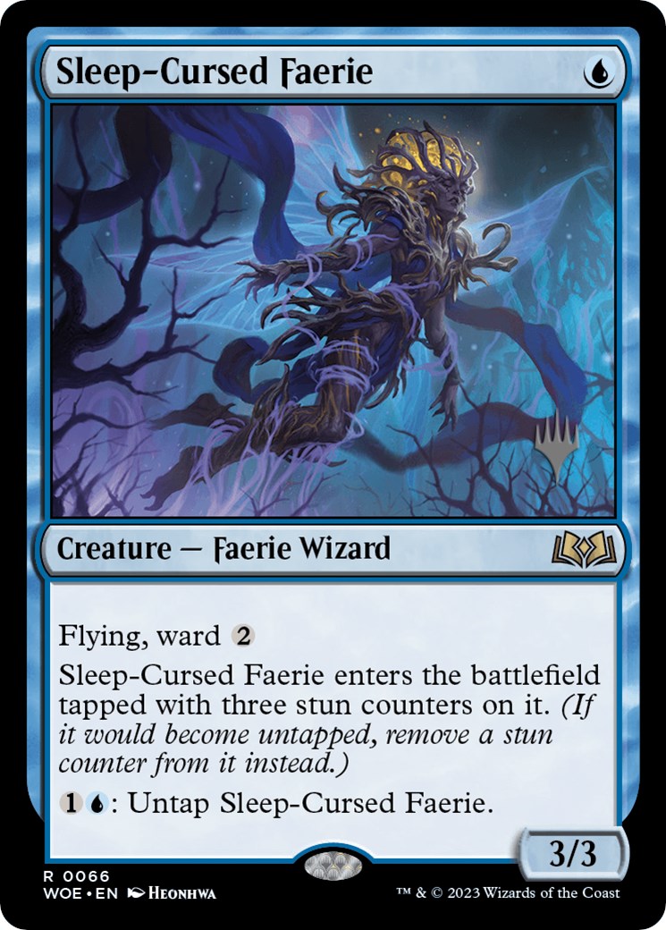 Sleep-Cursed Faerie (Promo Pack) [Wilds of Eldraine Promos] | Lots Moore NSW