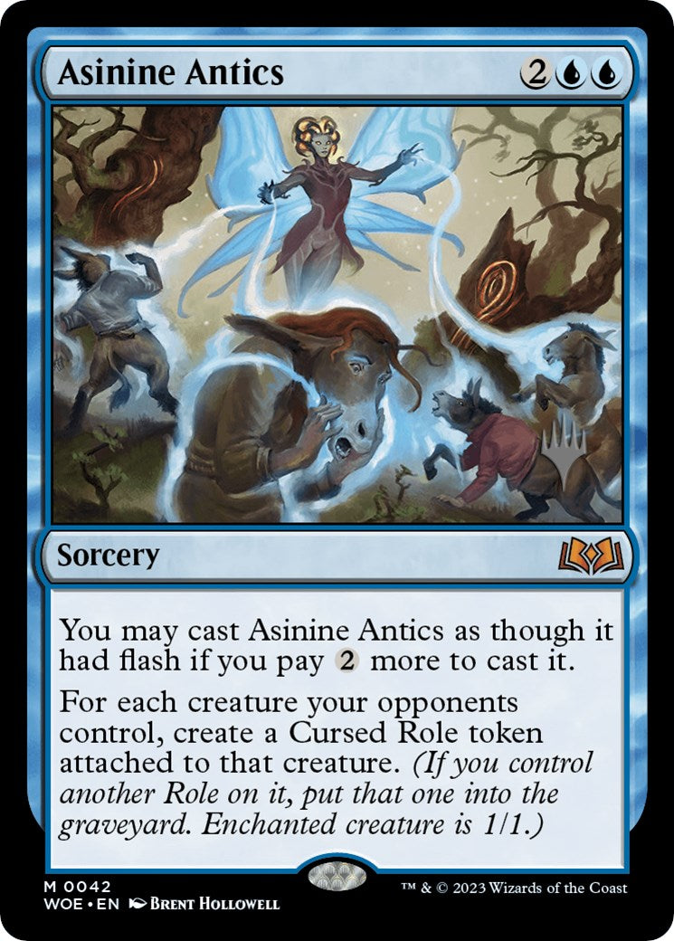 Asinine Antics (Promo Pack) [Wilds of Eldraine Promos] | Lots Moore NSW