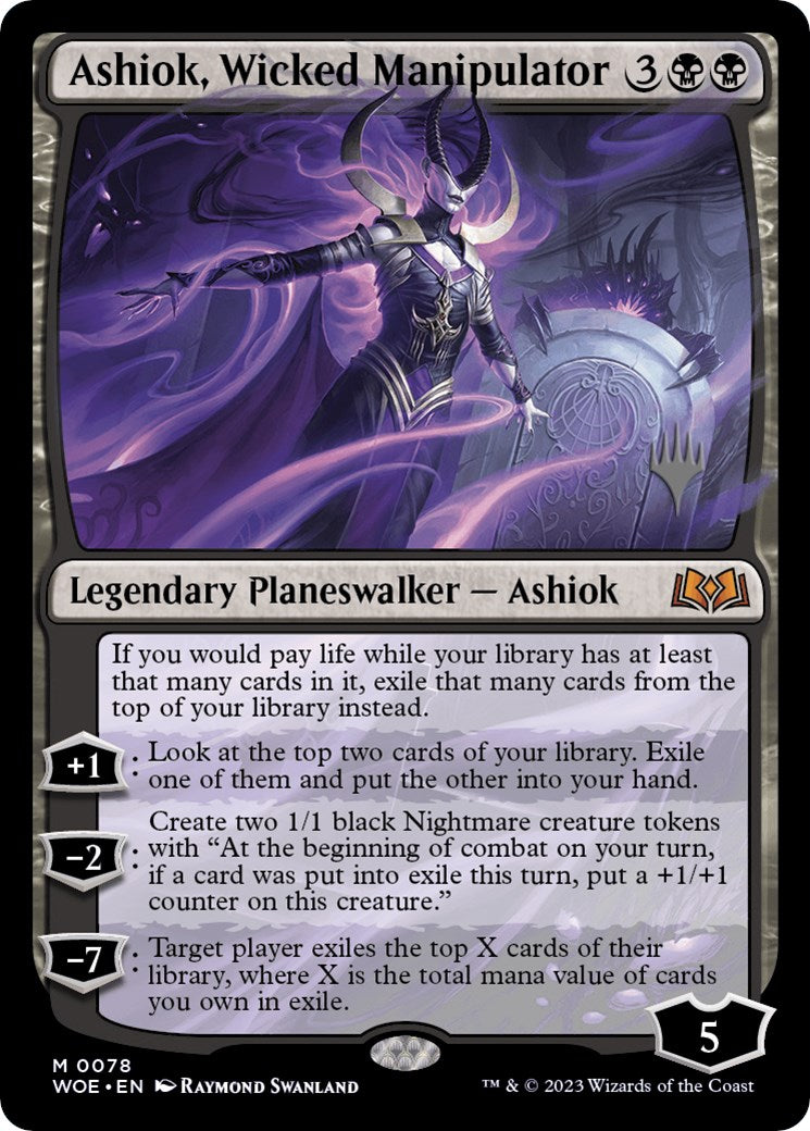 Ashiok, Wicked Manipulator (Promo Pack) [Wilds of Eldraine Promos] | Lots Moore NSW