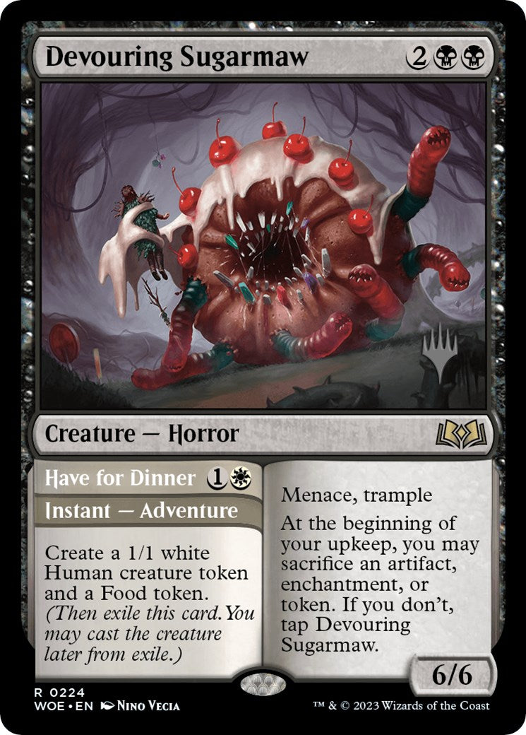 Devouring Sugarmaw // Have for Dinner(Promo Pack) [Wilds of Eldraine Promos] | Lots Moore NSW