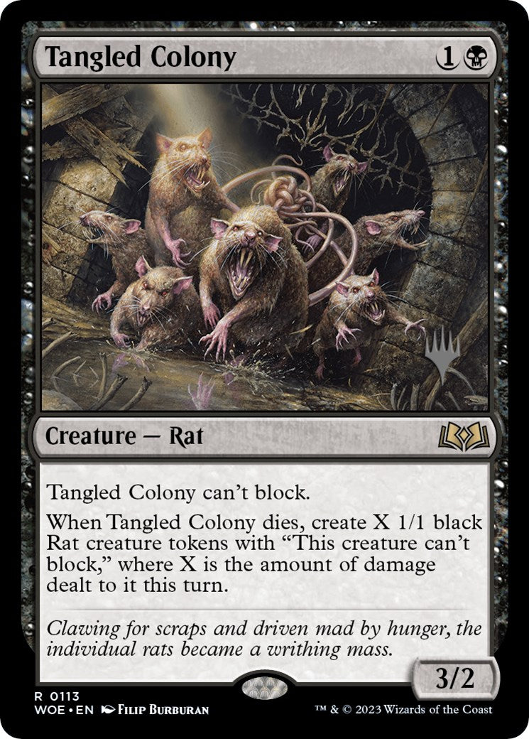 Tangled Colony (Promo Pack) [Wilds of Eldraine Promos] | Lots Moore NSW