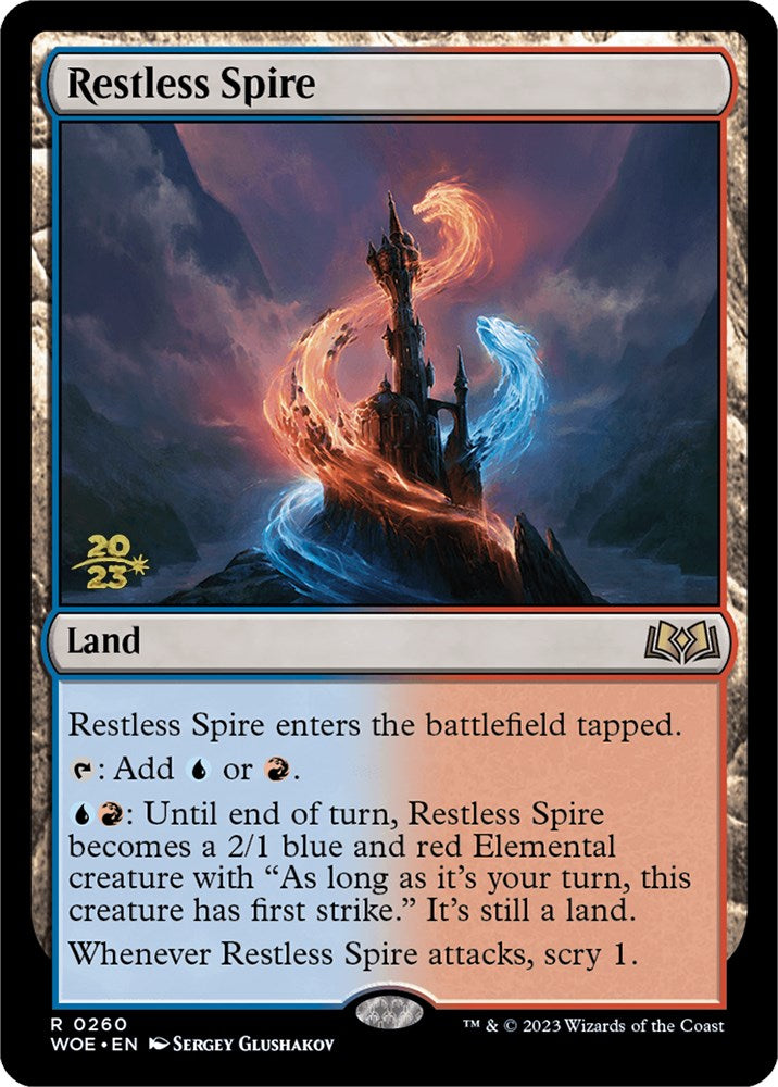 Restless Spire [Wilds of Eldraine Prerelease Promos] | Lots Moore NSW