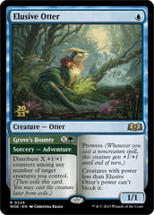 Elusive Otter // Grove's Bounty [Wilds of Eldraine Prerelease Promos] | Lots Moore NSW