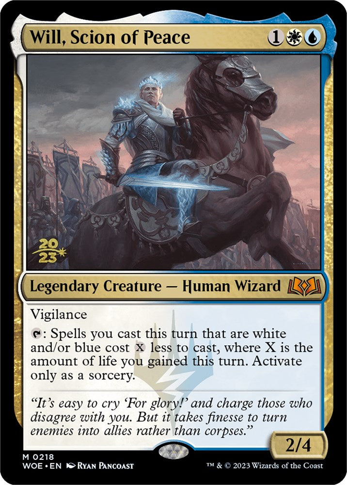Will, Scion of Peace [Wilds of Eldraine Prerelease Promos] | Lots Moore NSW
