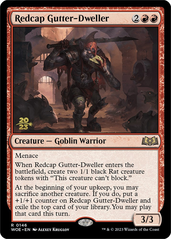 Redcap Gutter-Dweller [Wilds of Eldraine Prerelease Promos] | Lots Moore NSW