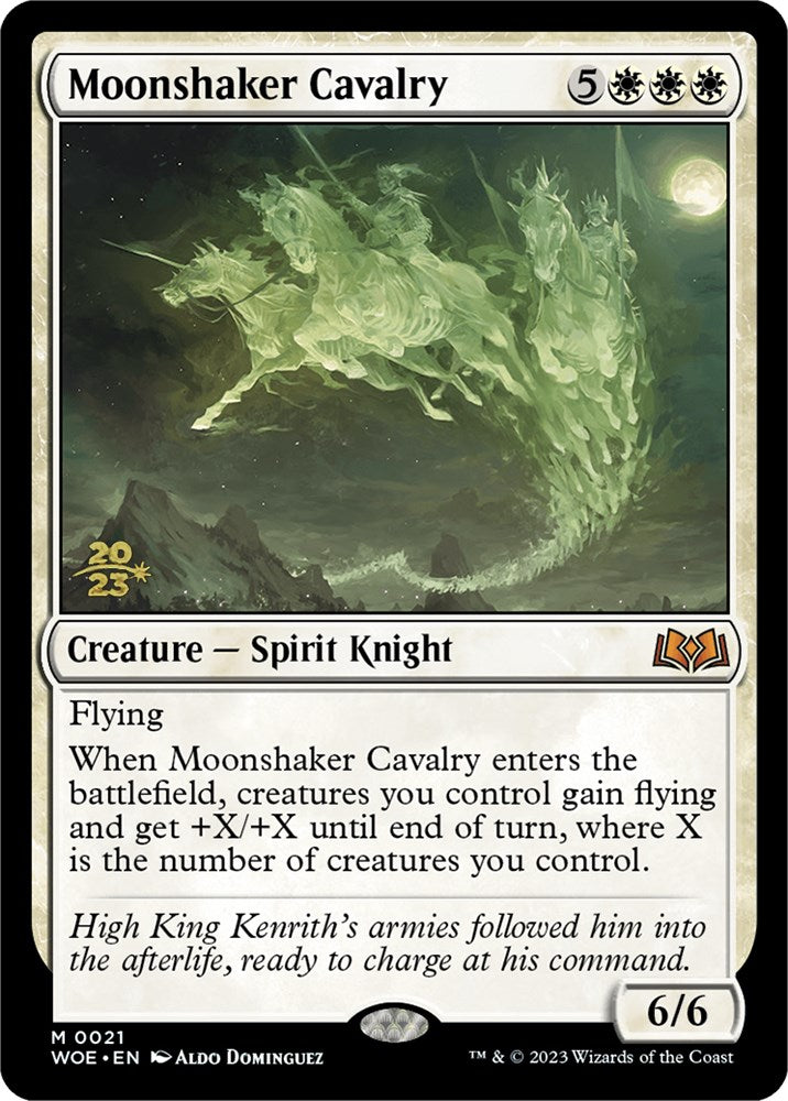 Moonshaker Cavalry [Wilds of Eldraine Prerelease Promos] | Lots Moore NSW