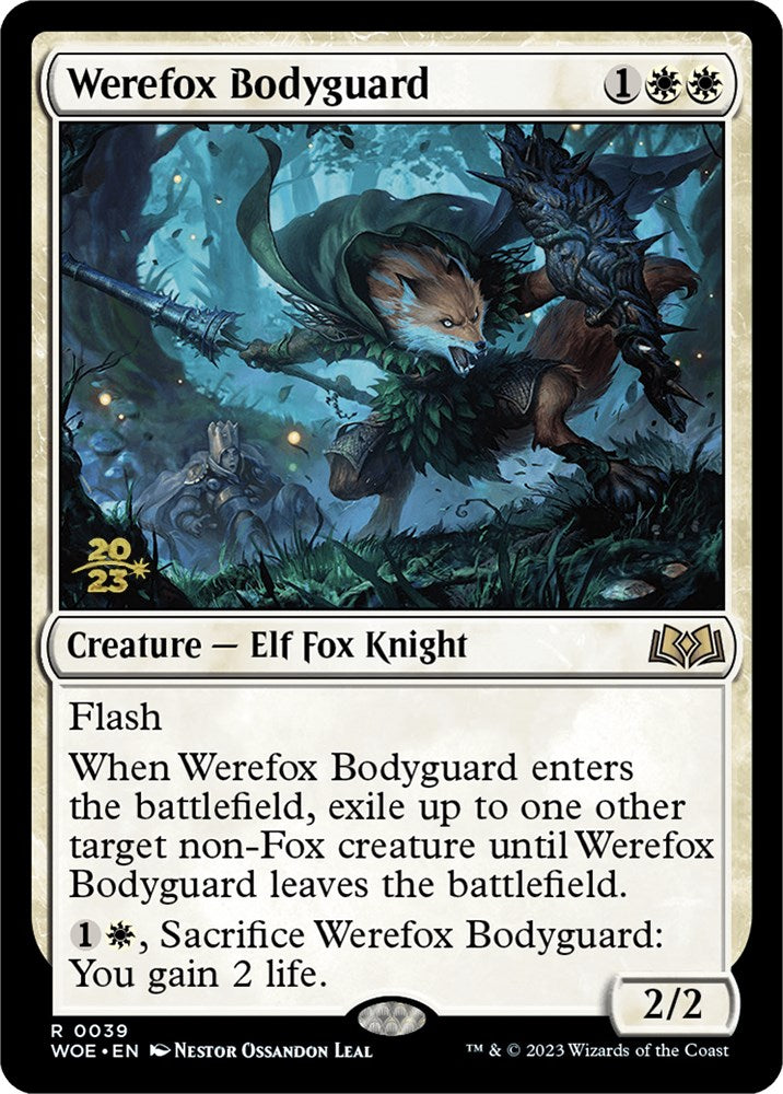 Werefox Bodyguard [Wilds of Eldraine Prerelease Promos] | Lots Moore NSW