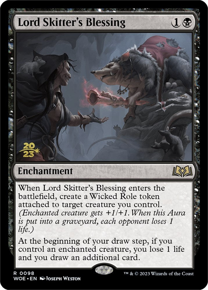 Lord Skitter's Blessing [Wilds of Eldraine Prerelease Promos] | Lots Moore NSW