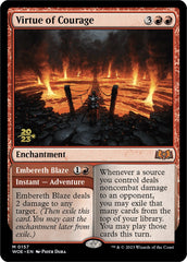 Virtue of Courage // Embereth Blaze [Wilds of Eldraine Prerelease Promos] | Lots Moore NSW