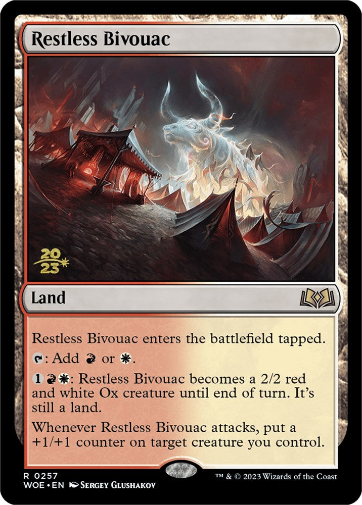 Restless Bivouac [Wilds of Eldraine Prerelease Promos] | Lots Moore NSW