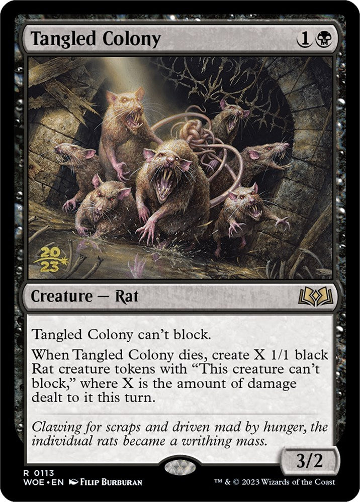 Tangled Colony [Wilds of Eldraine Prerelease Promos] | Lots Moore NSW