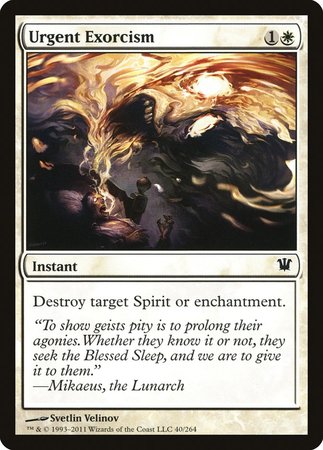 Urgent Exorcism [Innistrad] | Lots Moore NSW