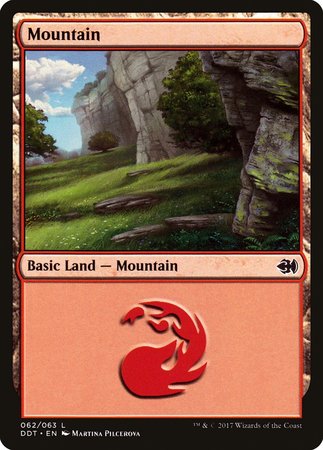 Mountain (62) [Duel Decks: Merfolk vs. Goblins] | Lots Moore NSW